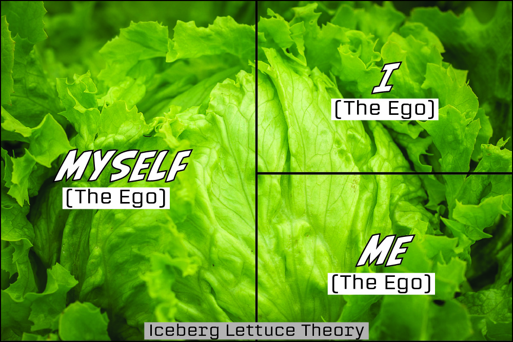 The Iceberg Lettuce Head Trinity of the Self